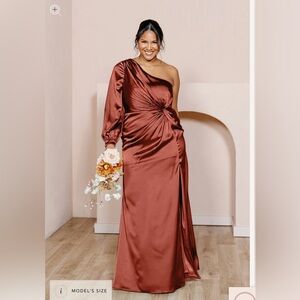 NWT Revelry Aurora Dress in Cinnamon Rose